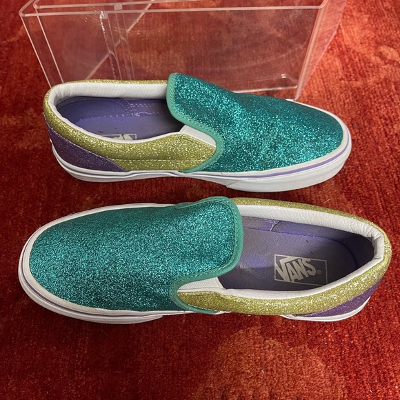WMNS Mermaid Glitter Vans Slip Ons. - Picture 12 of 12